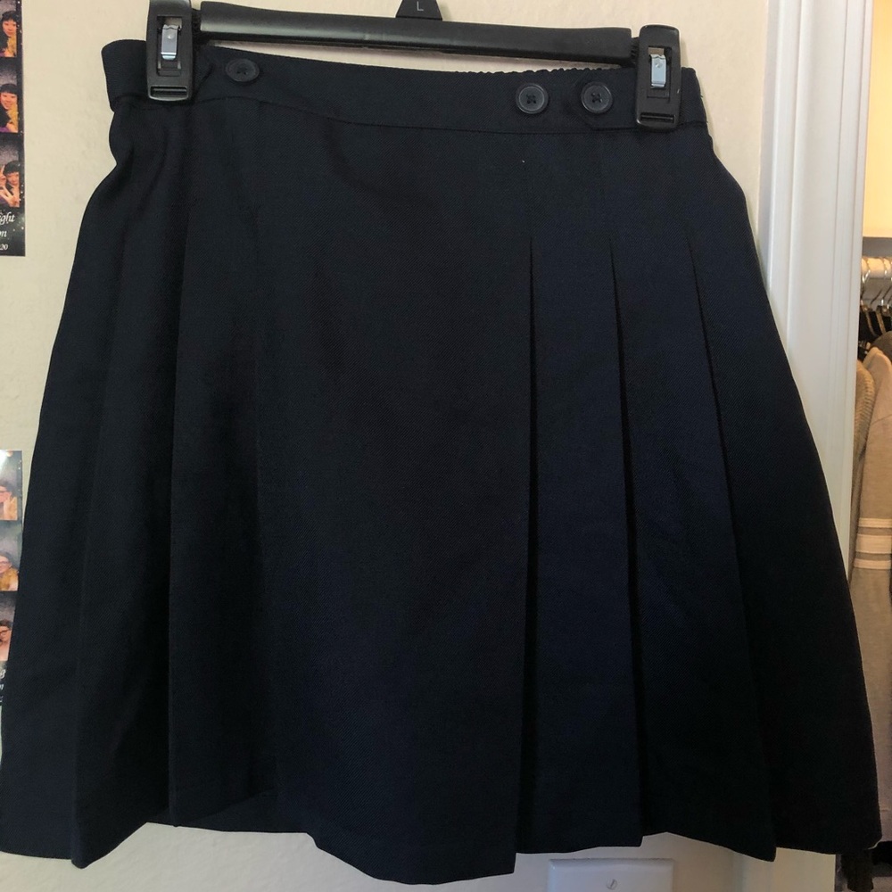 Chaps navy blue schoolgirl skirt